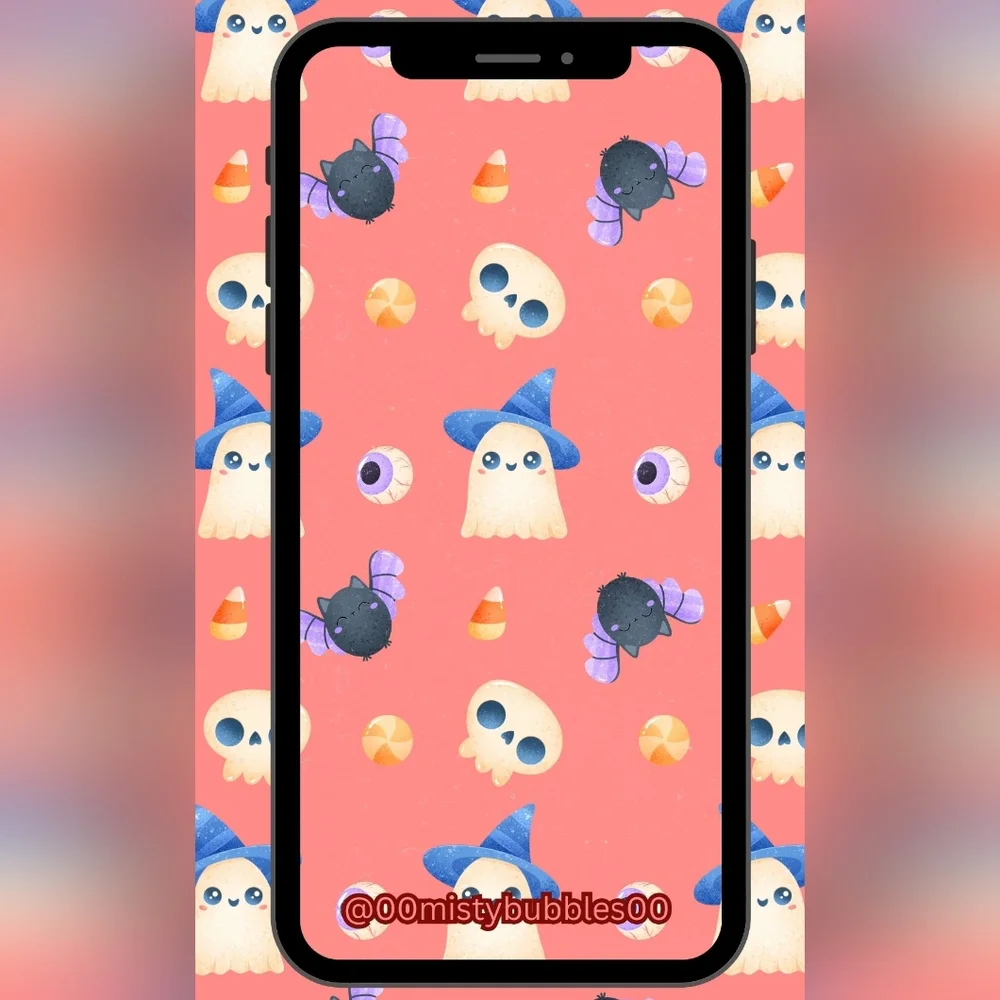 HalloweenPhone Digital Wallpaper / poster only 4$